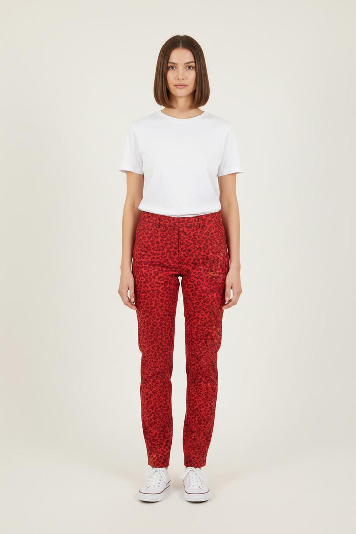 Pantalon Slim Rouge et Noir - Taille XS/34 de la marque Zadig&Voltaire | PARAD53459 - Vendu par Paradigme - Image 1