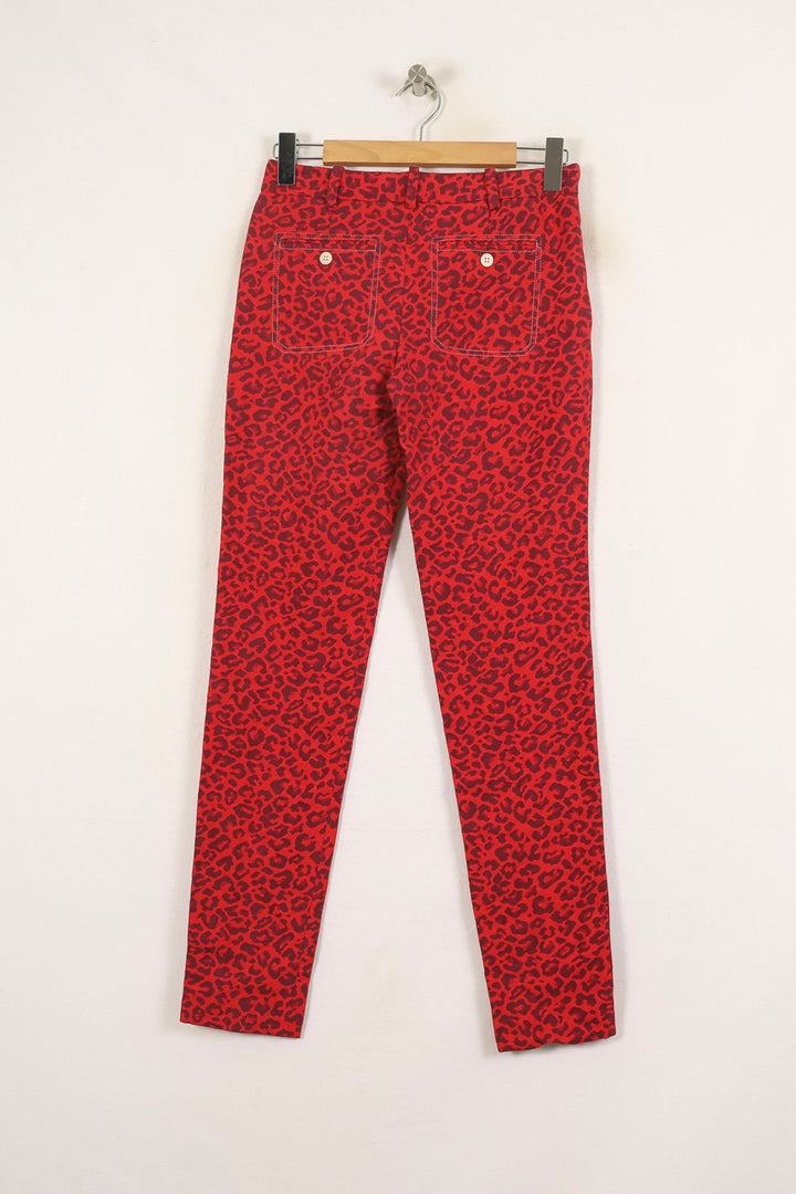 Pantalon Slim Rouge et Noir - Taille XS/34 de la marque Zadig&Voltaire | PARAD53460 - Vendu par Paradigme - Image 4