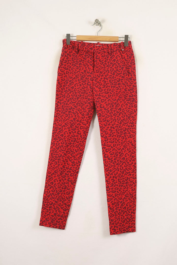 Pantalon Slim Rouge et Noir - Taille XS/34 de la marque Zadig&Voltaire | PARAD53462 - Vendu par Paradigme - Image 2