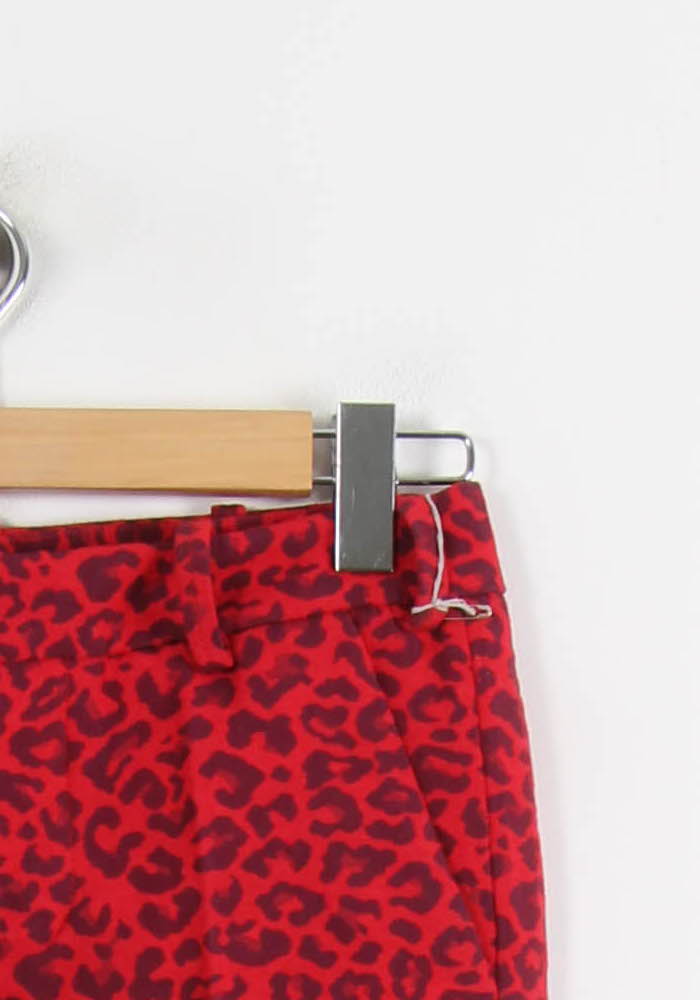 Pantalon Imprimé Léopard Rouge et Noir - Taille XS/34 de la marque Zadig&Voltaire | PARAD53475 - Vendu par Paradigme - Image 3