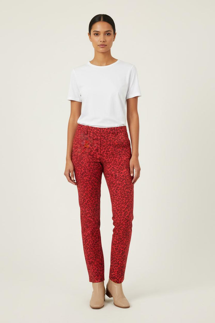 Pantalon Skinny Rouge et Noir - Taille XS/34 de la marque Zadig&Voltaire | PARAD53476 - Vendu par Paradigme - Image 1