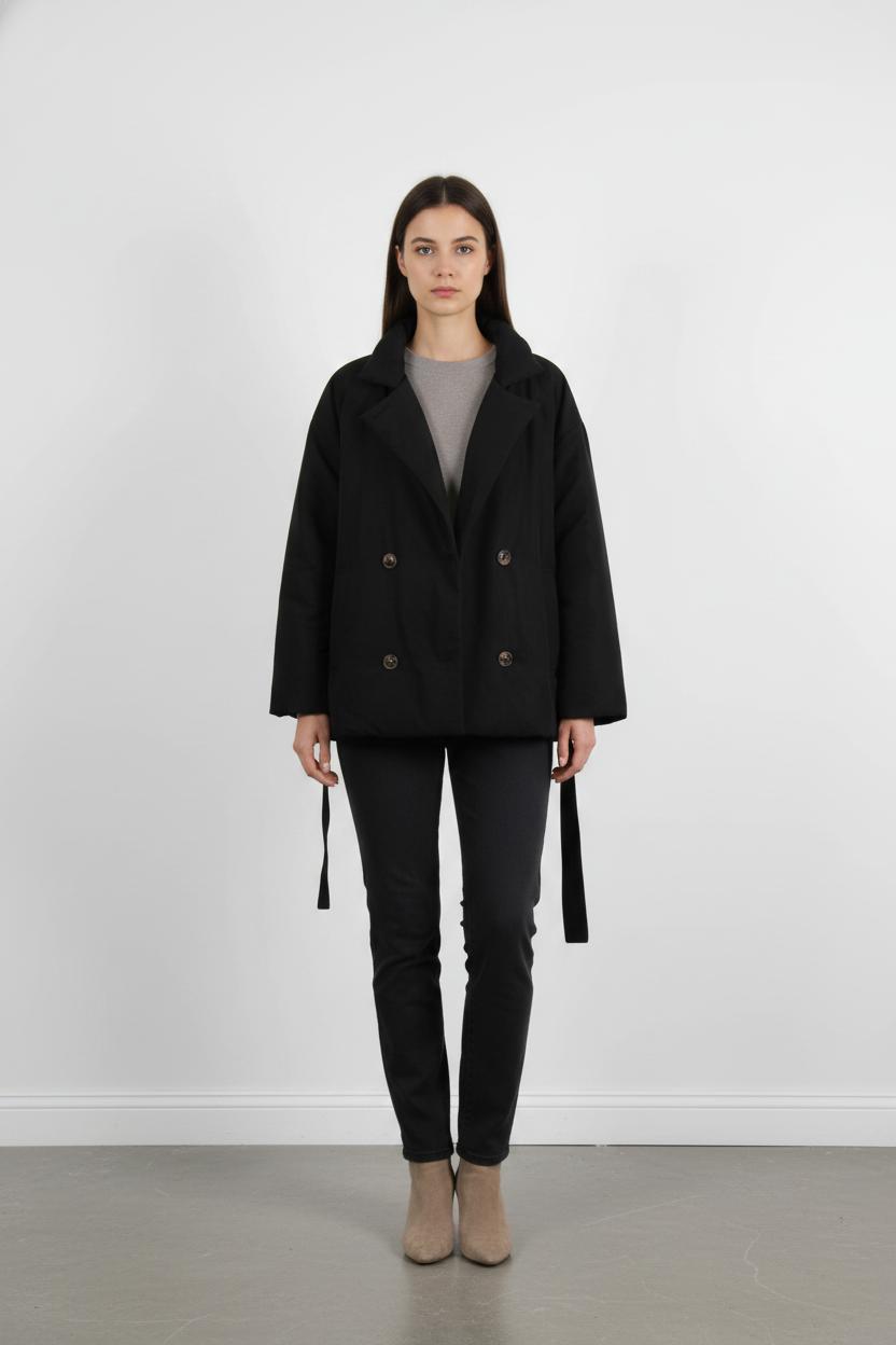Manteau Noir - Taille S/36