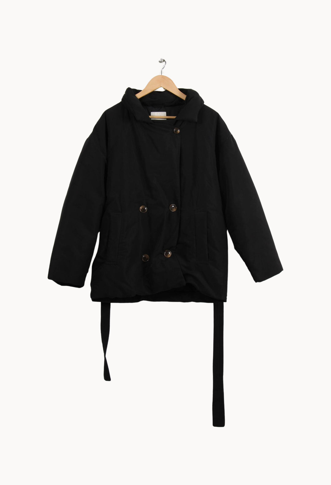 Manteau Noir - Taille S/36 de la marque La Petite Etoile | PARAD53486 - Vendu par Paradigme - Image 2
