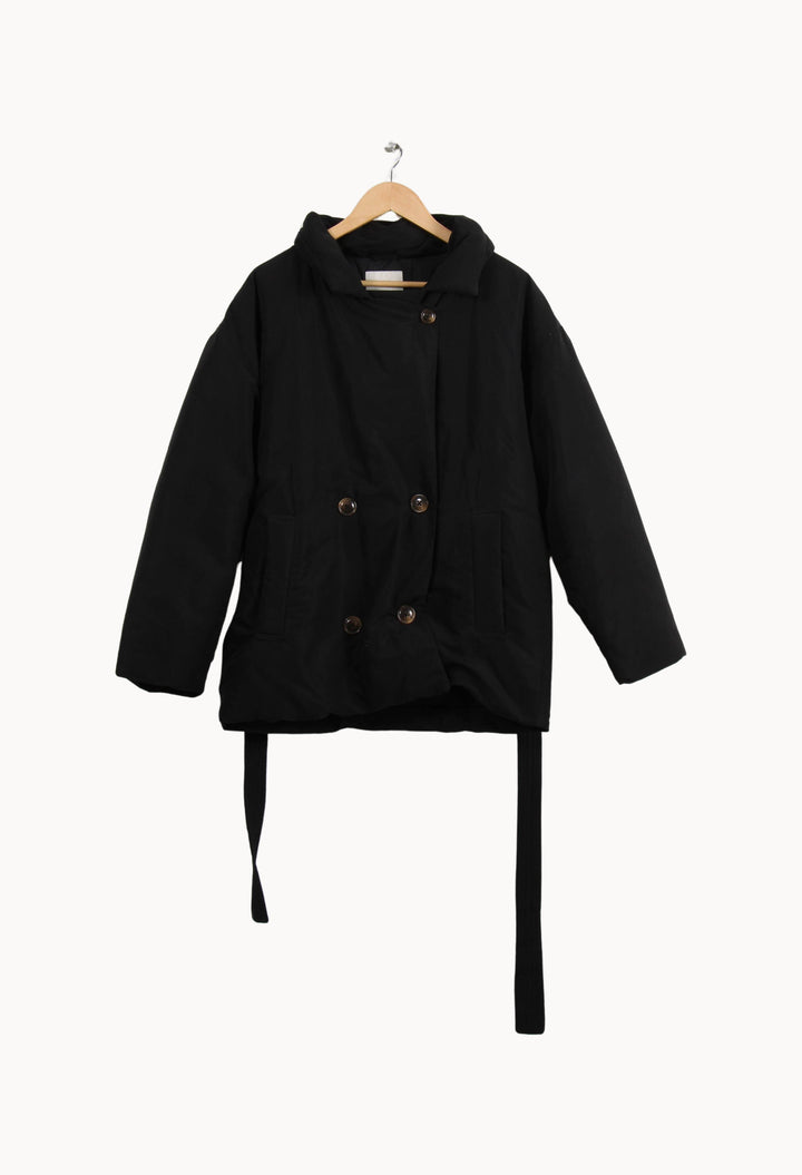 Manteau Noir - Taille S/36 de la marque La Petite Etoile | PARAD53486 - Vendu par Paradigme - Image 2