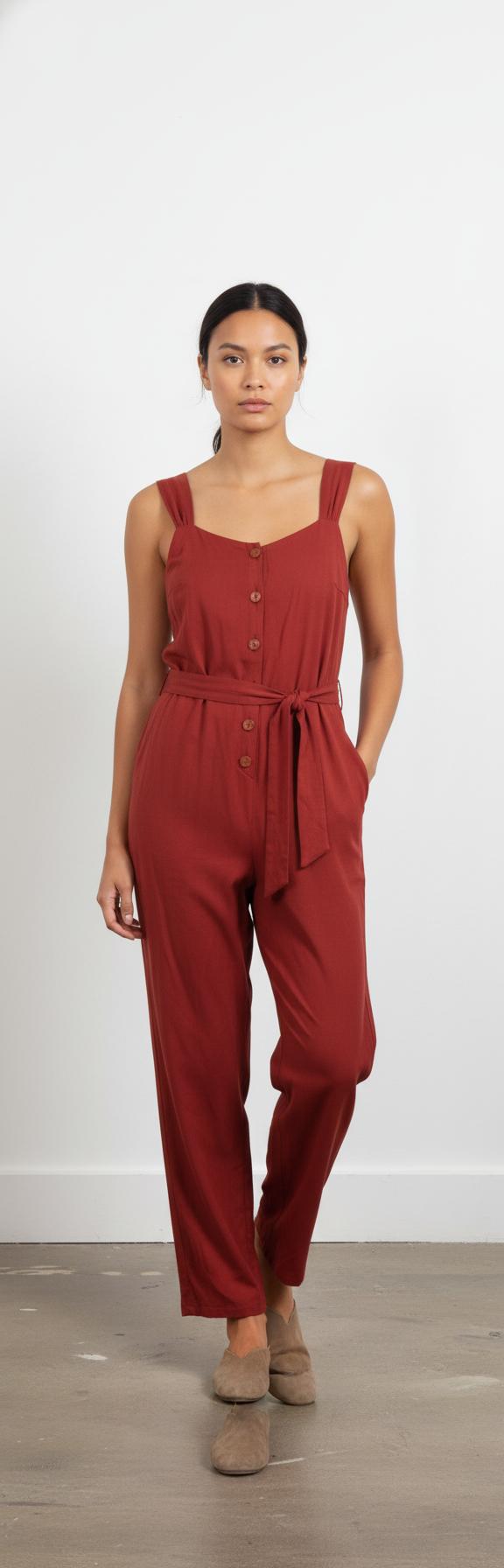 Combinaison Marron - Taille XS/34