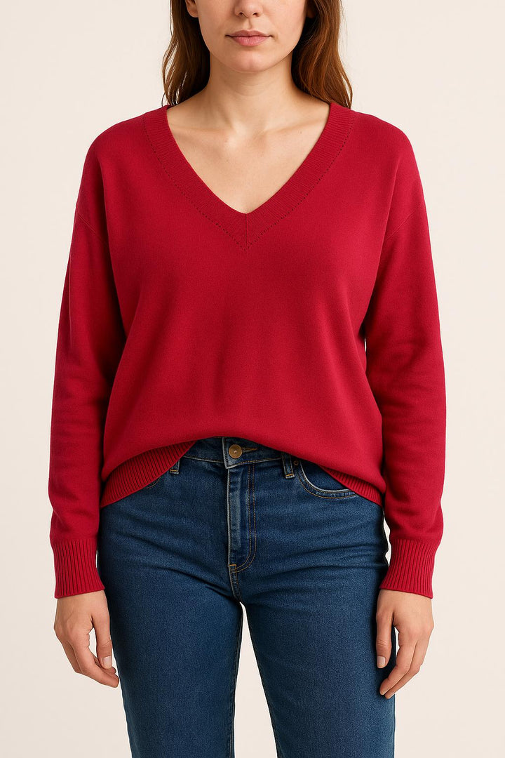 Pull Rose - Taille XL/42 de la marque La Fée Maraboutée | PARAD53501 - Vendu par Paradigme - Image 1