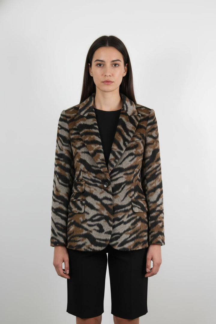 Blazer Marron et Noir - Taille XS/34