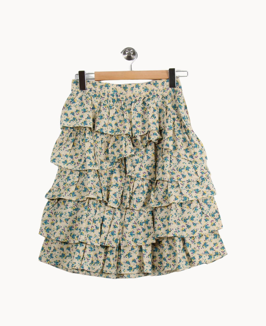 Jupe Volantée Écrue et Bleue - Taille XS/34 de la marque Zadig&Voltaire | PARAD53523 - Vendu par Paradigme - Image 2