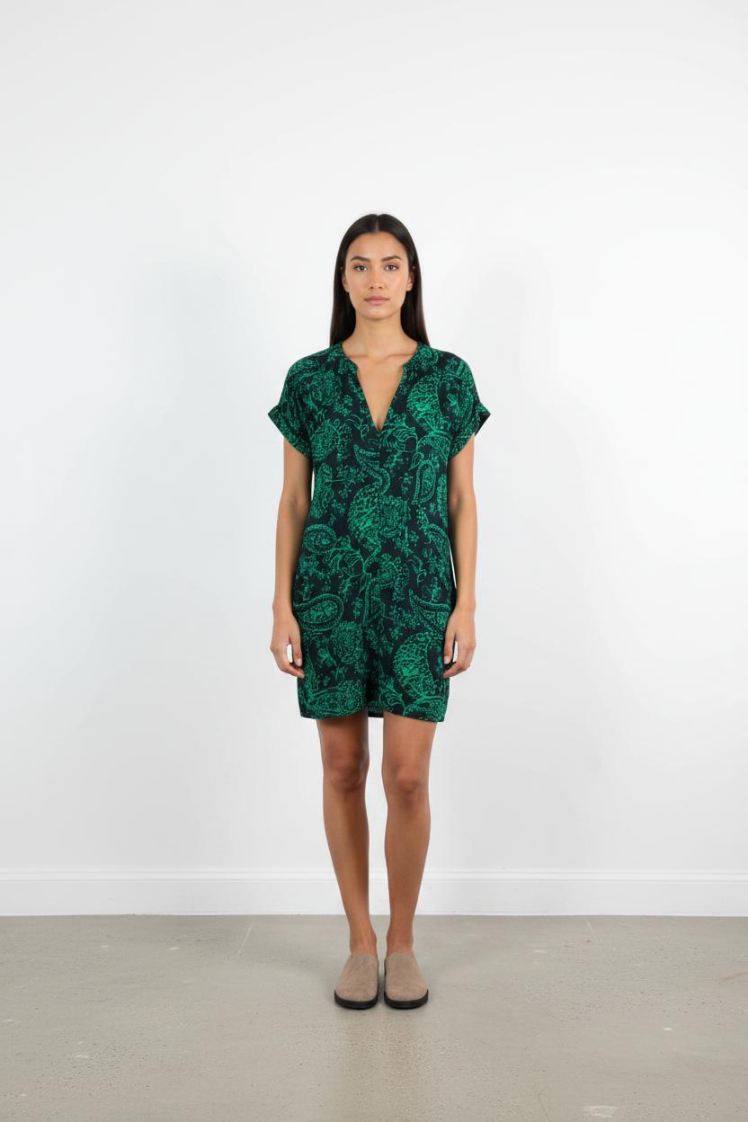 Robe Noire et Verte - Taille M/38