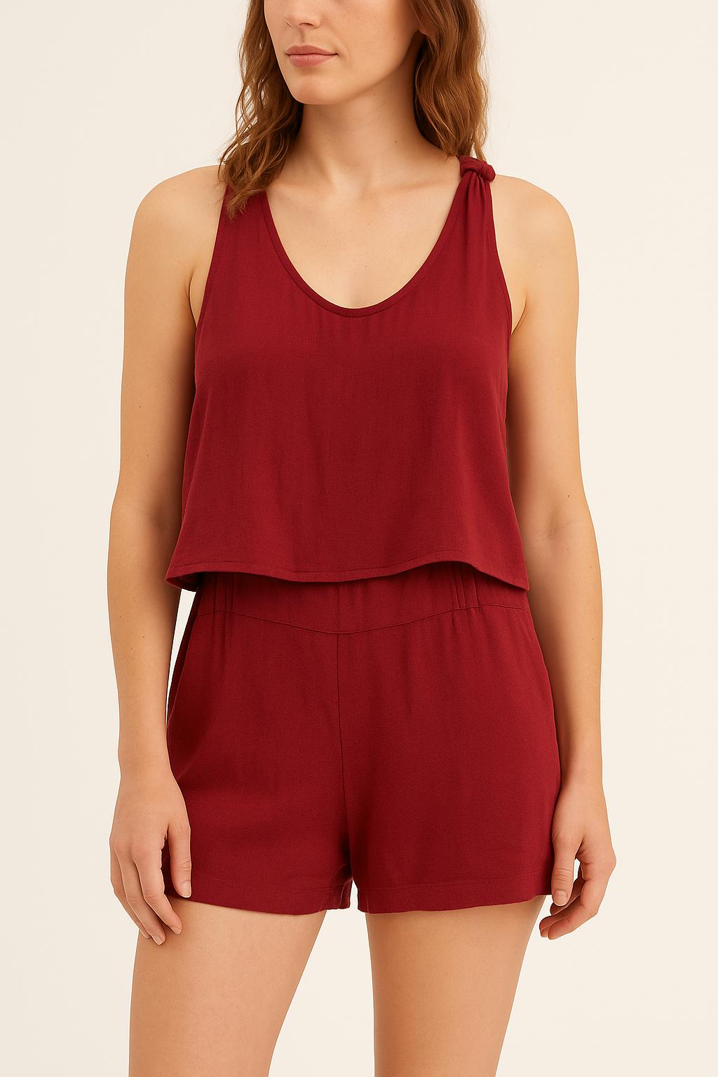 Combishort Bordeaux - Taille M/38 de la marque Comptoir des Cotonniers | PARAD53543 - Vendu par Paradigme - Image 1