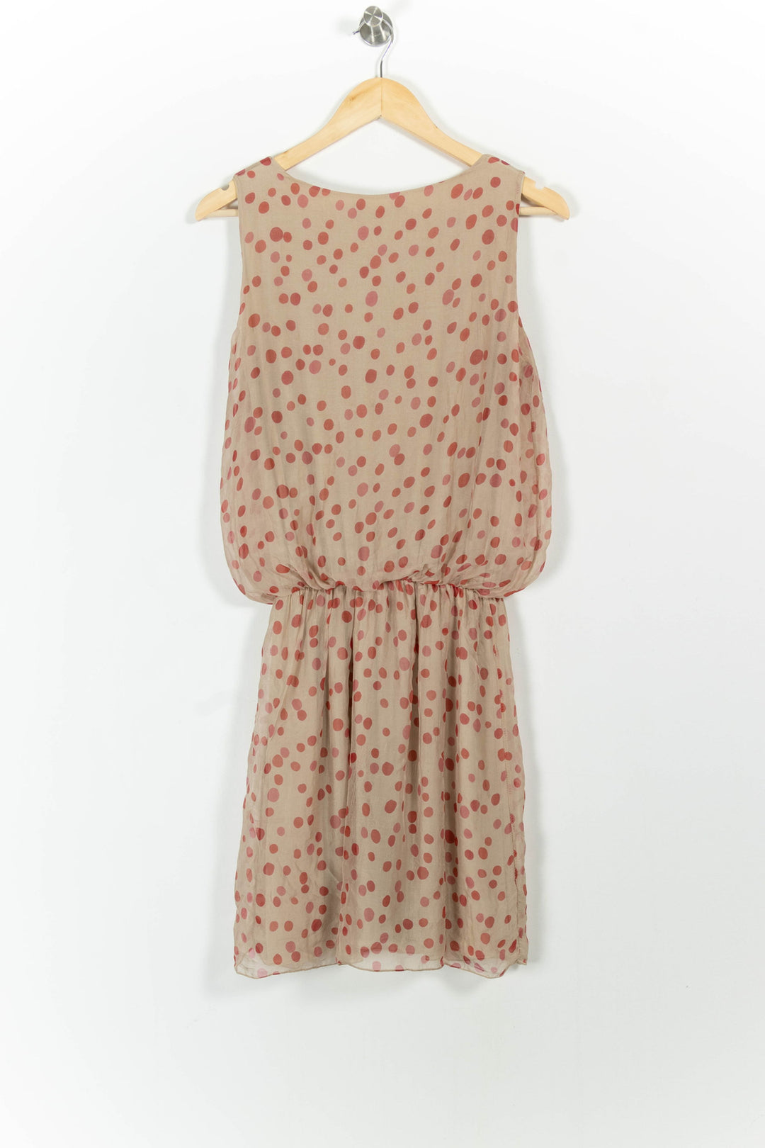 Robe Beige et Rouge - Taille S/36 de la marque La Fée Maraboutée | PARAD53561 - Vendu par Paradigme - Image 4