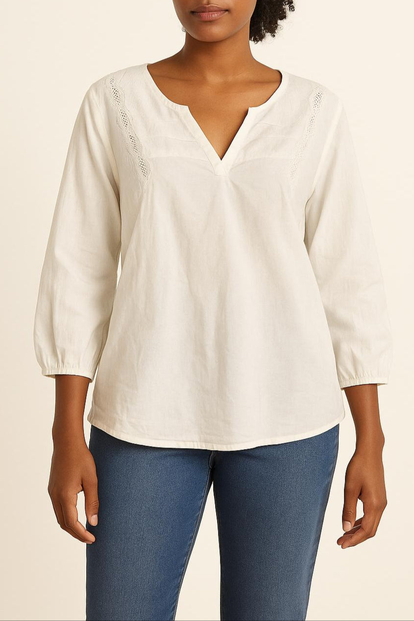 Blouse Blanche - Taille M/38 de la marque Sandro | PARAD53583 - Vendu par Paradigme - Image 1
