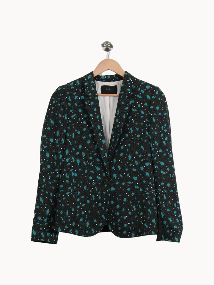 Blazer Vert et Noir - Taille XS/34 de la marque IKKS | PARAD53590 - Vendu par Paradigme - Image 2