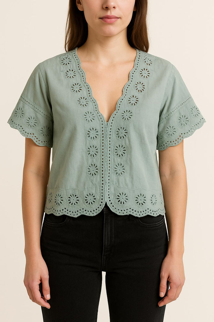 Blouse Bleue - Taille S/36 de la marque Petite Mendigote | PARAD53601 - Vendu par Paradigme - Image 1