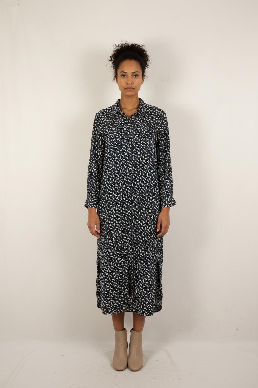 Robe Chemise Bleue et Blanche - Taille S/36