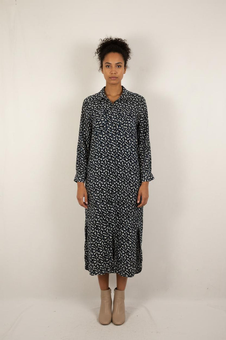 Robe Chemise Bleue et Blanche - Taille S/36