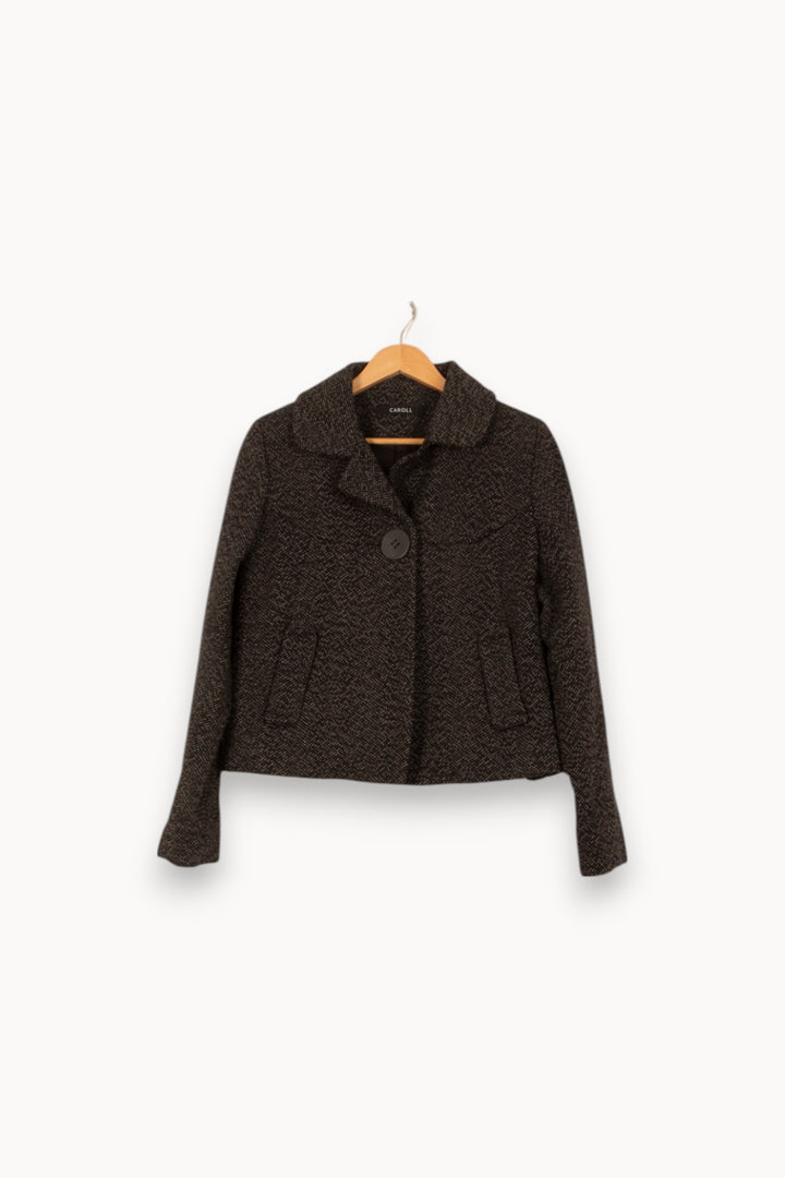 Veste Courte Noire - Taille M/38 de la marque Maison 123 | PARAD53613 - Vendu par Paradigme - Image 2