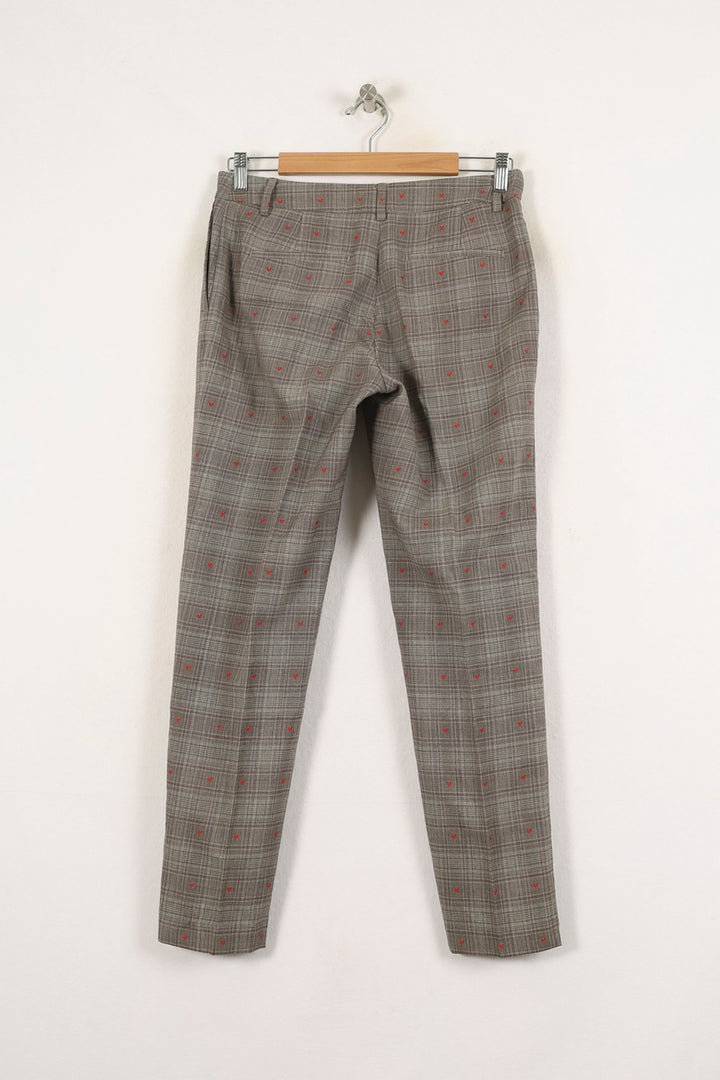 Pantalon Carreaux Gris et Rouge - Taille M/38 de la marque Paul & Joe | PARAD53614 - Vendu par Paradigme - Image 4
