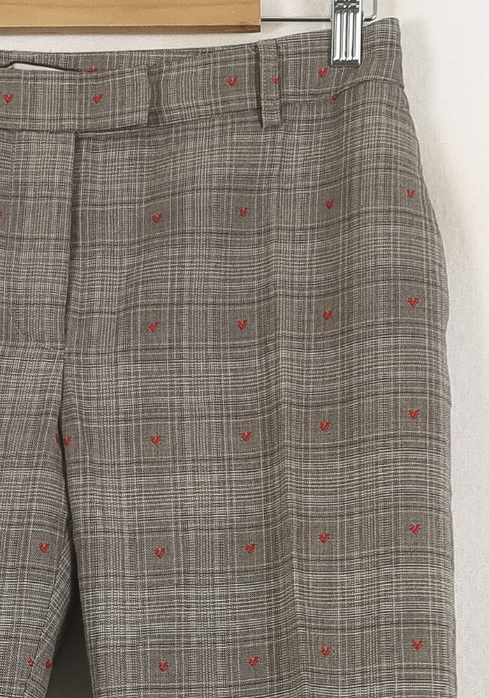 Pantalon Carreaux Gris et Rouge - Taille M/38 de la marque Paul & Joe | PARAD53614 - Vendu par Paradigme - Image 3