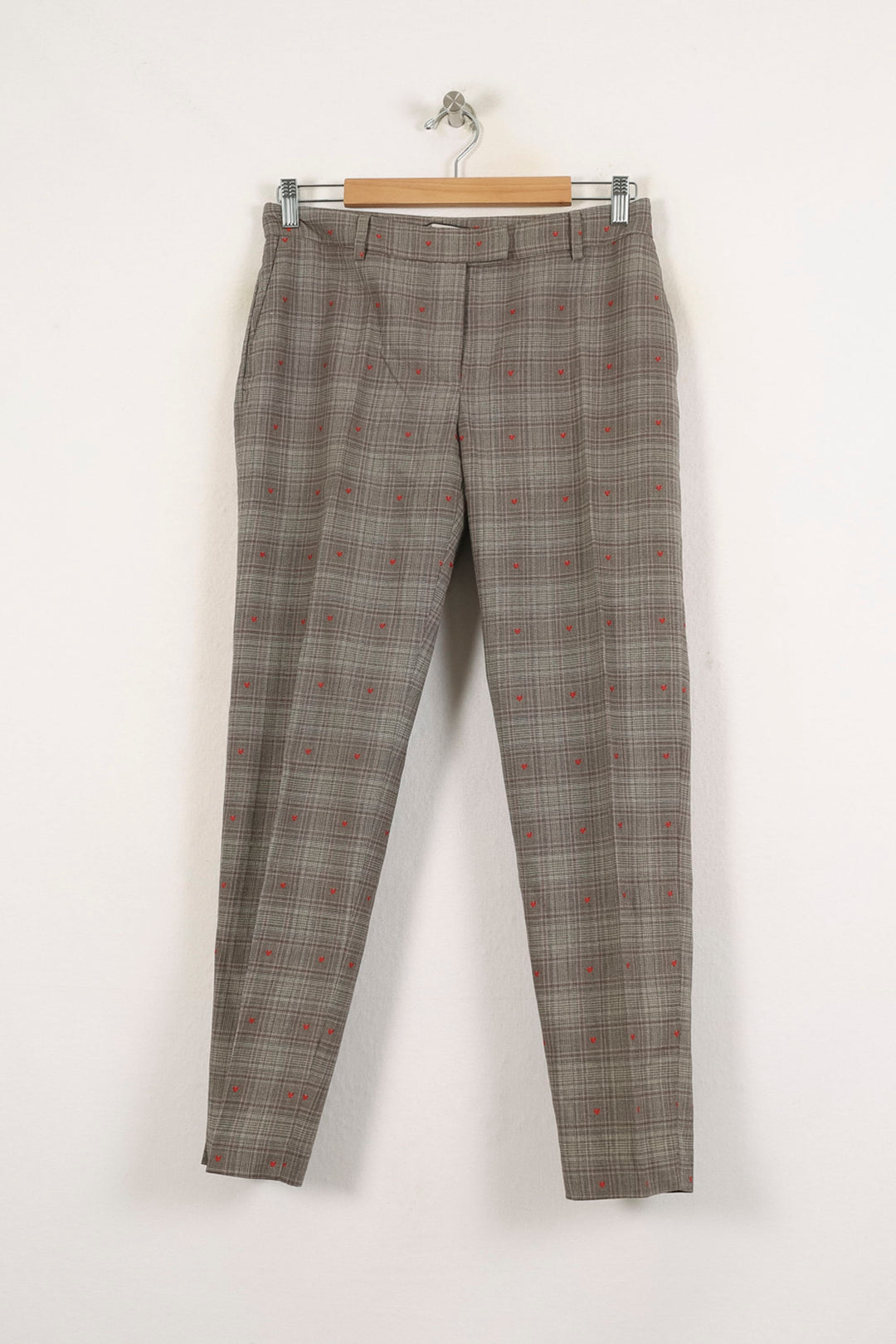 Pantalon Carreaux Gris et Rouge - Taille M/38 de la marque Paul & Joe | PARAD53614 - Vendu par Paradigme - Image 2
