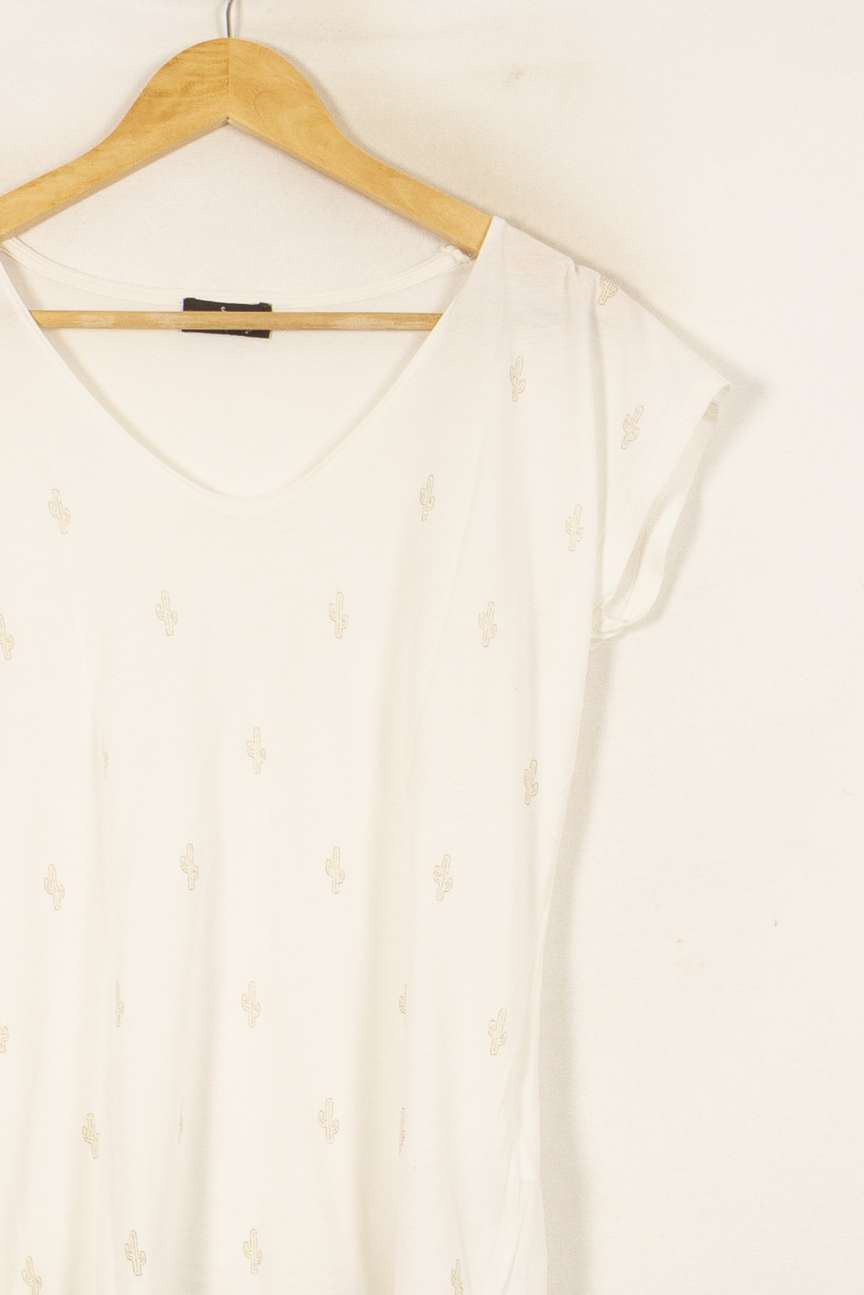 Tee-shirt Blanc - Taille M/38 de la marque One Step | PARAD53620 - Vendu par Paradigme - Image 3