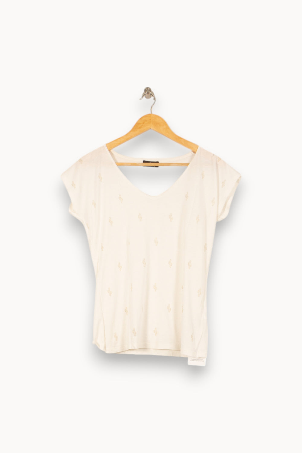 Tee-shirt Blanc - Taille M/38 de la marque One Step | PARAD53620 - Vendu par Paradigme - Image 2