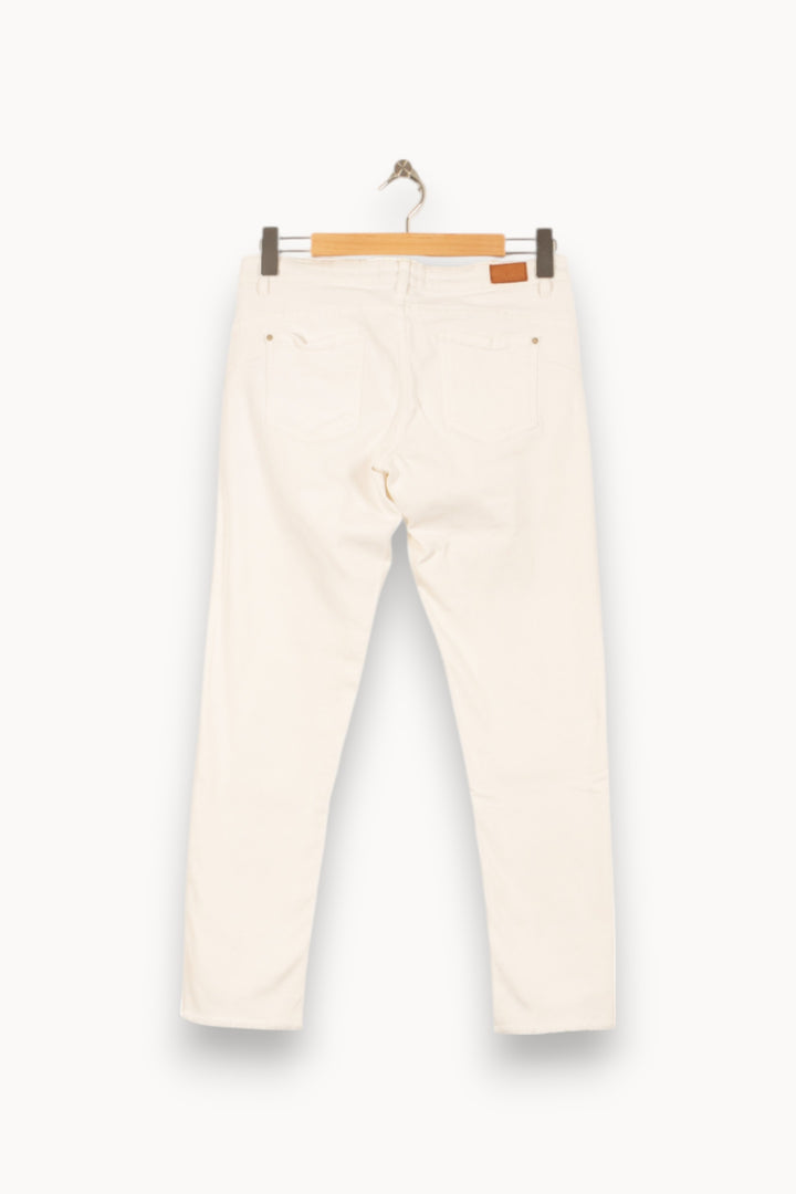 Jean Blanc - Taille L/40 de la marque IKKS | PARAD53621 - Vendu par Paradigme - Image 4