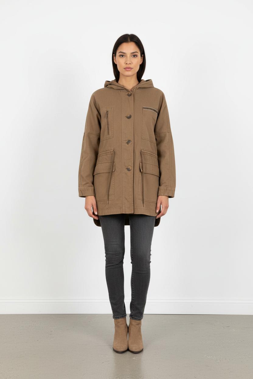 Parka Marron - Taille S/36