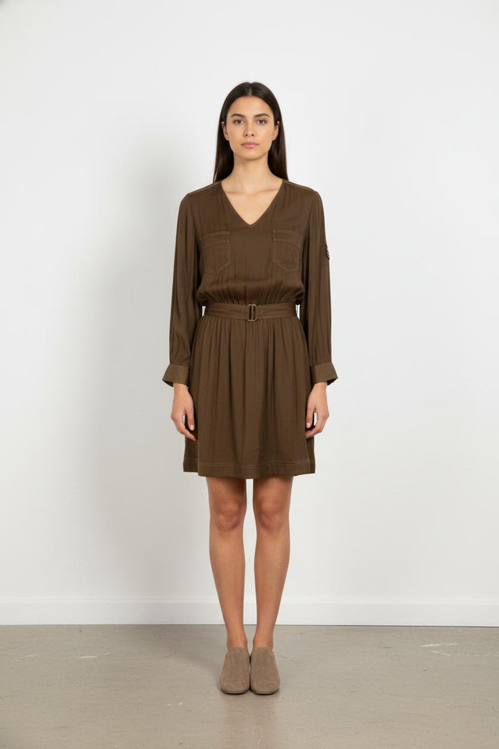 Robe Courte Kaki - Taille L/40