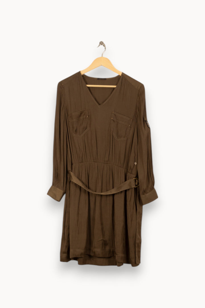 Robe Courte Kaki - Taille L/40 de la marque IKKS | PARAD53629 - Vendu par Paradigme - Image 2