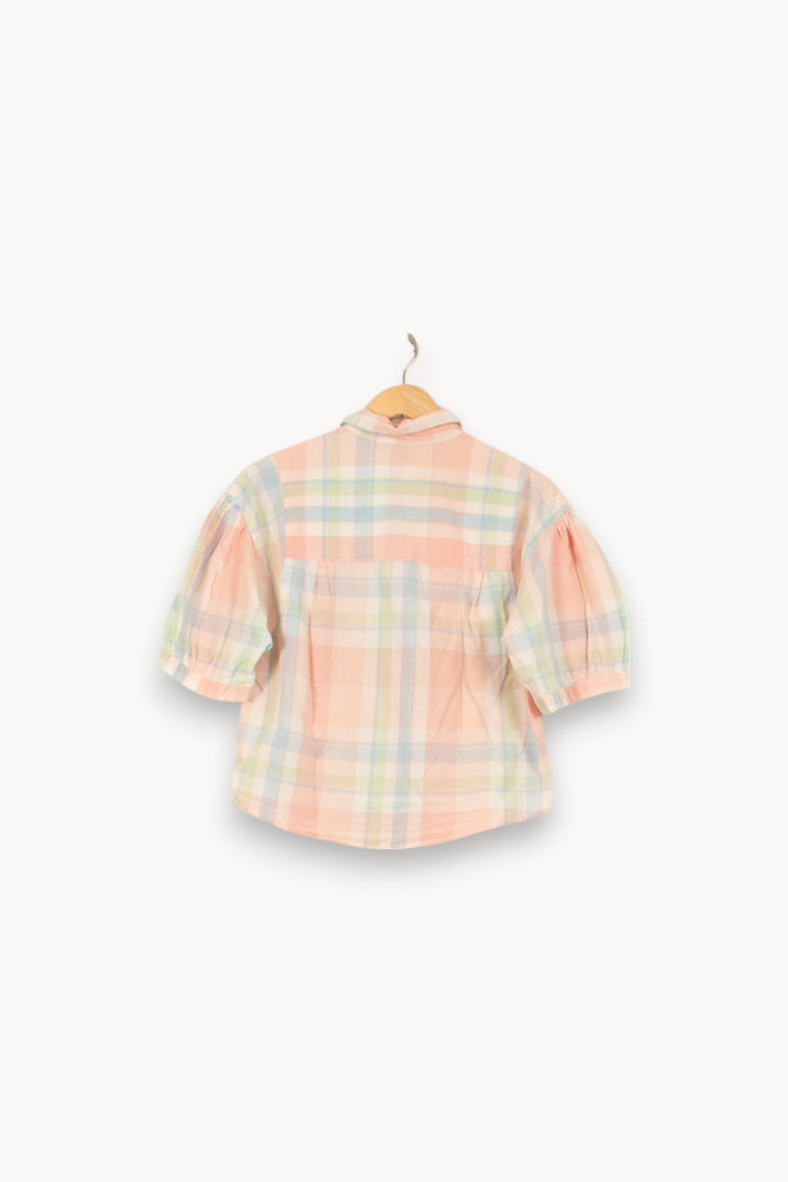 Chemisier Rose et Bleu - Taille M/38