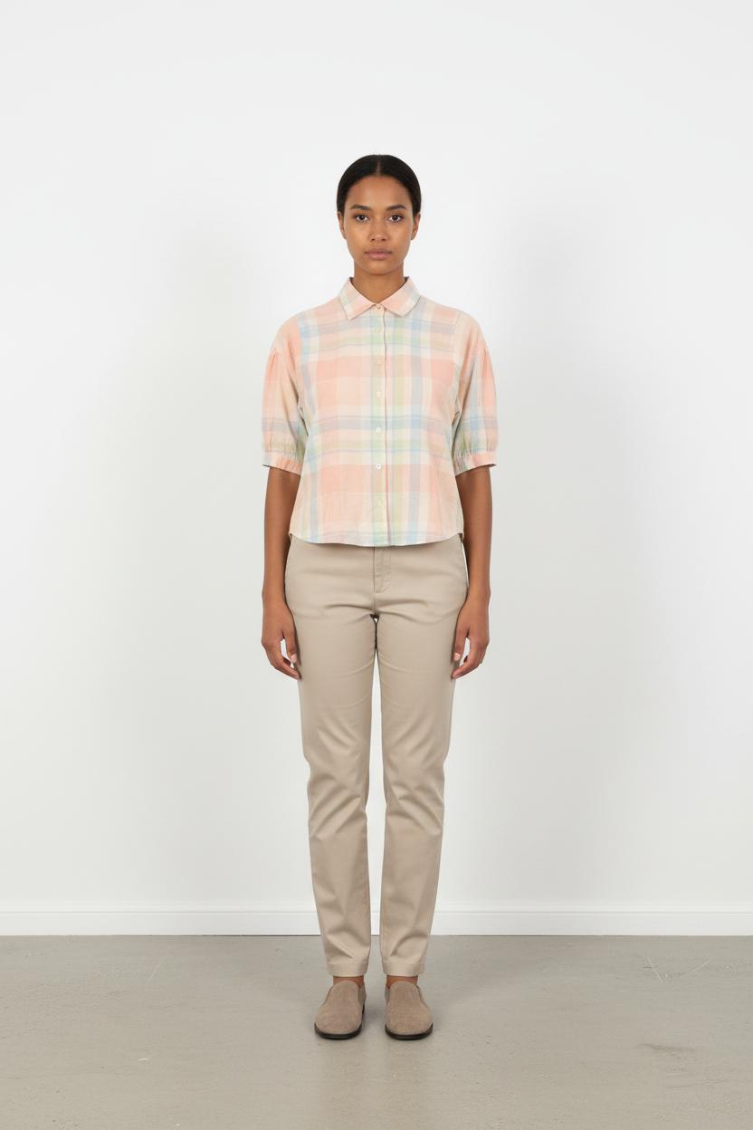 Chemisier Rose et Bleu - Taille M/38