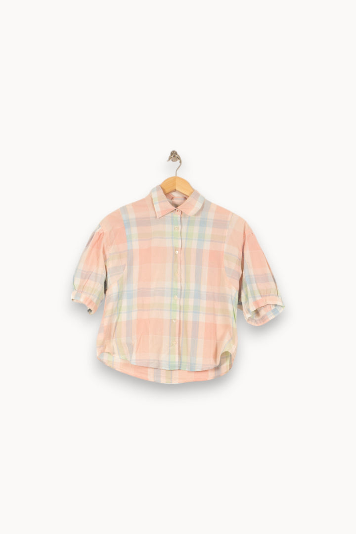 Chemisier Rose et Bleu - Taille M/38