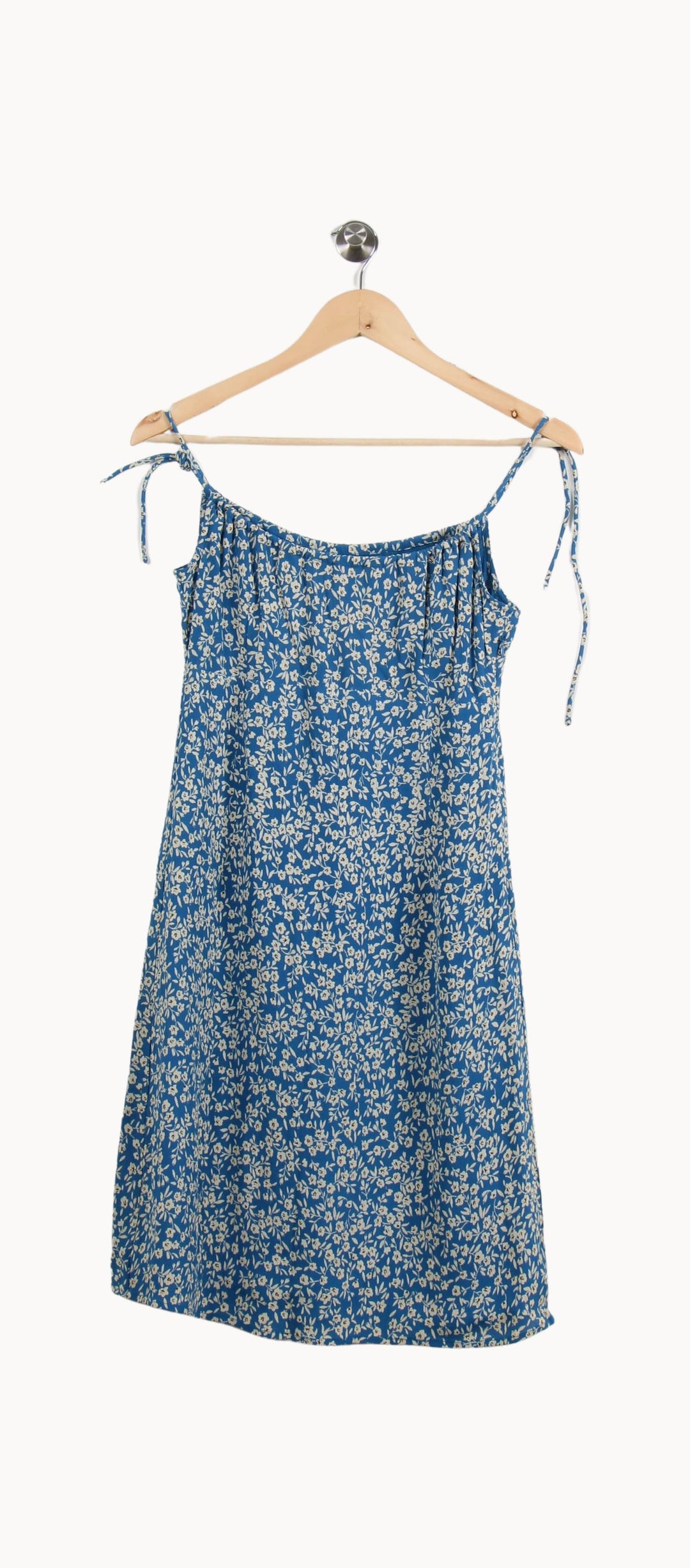 Robe Fleurie Bleue et Blanche - Taille S/36 de la marque Petite Mendigote | PARAD53659 - Vendu par Paradigme - Image 2