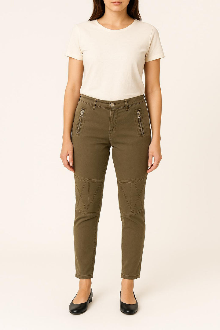Pantalon Vert - Taille L/40 de la marque IKKS | PARAD53662 - Vendu par Paradigme - Image 1
