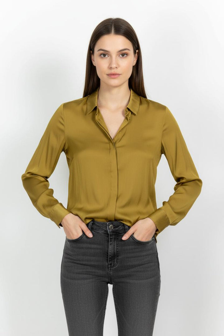 Chemise Or - Taille M/38 de la marque IKKS | PARAD53669 - Vendu par Paradigme - Image 1