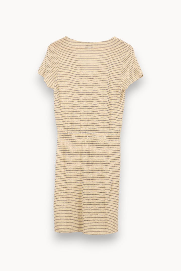 Robe Courte Beige et Blanche - Taille M/38 de la marque Galeries Lafayette | PARAD53678 - Vendu par Paradigme - Image 4