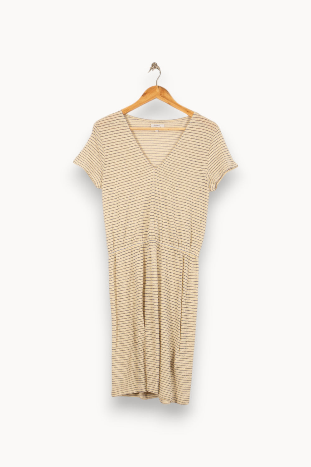 Robe Courte Beige et Blanche - Taille M/38 de la marque Galeries Lafayette | PARAD53678 - Vendu par Paradigme - Image 2