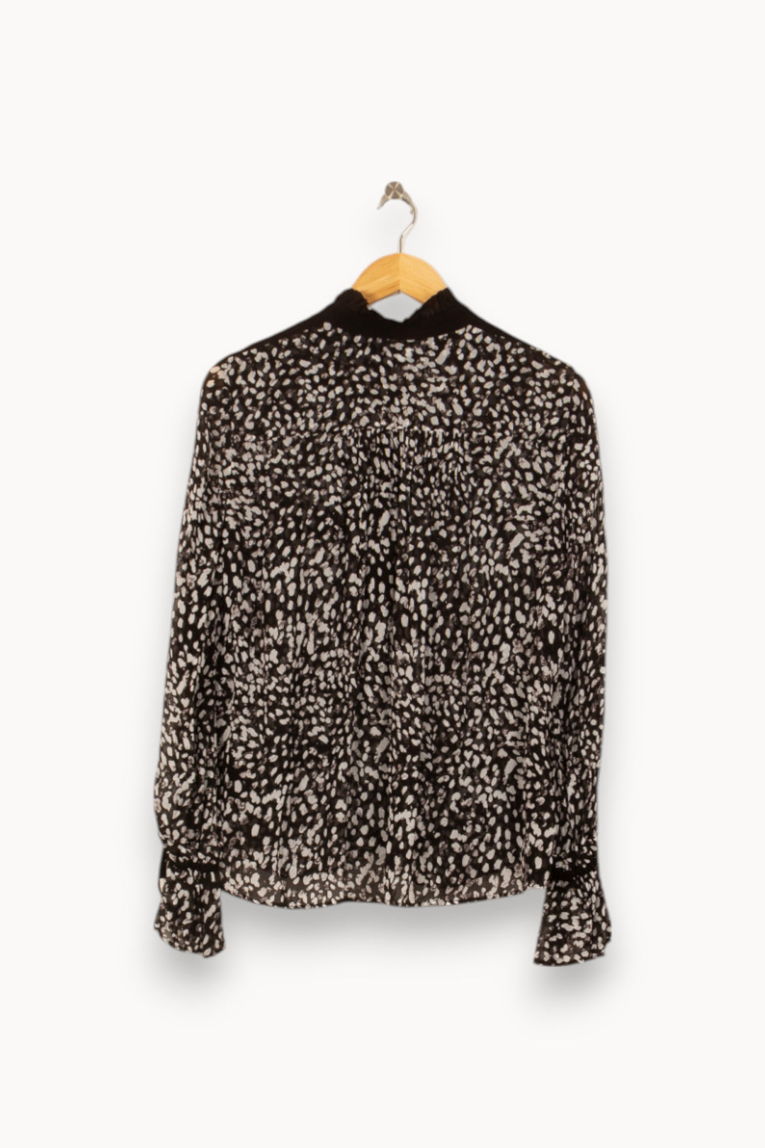 Blouse Noire et Blanche - Taille L/40 de la marque The Kooples | PARAD53683 - Vendu par Paradigme - Image 4