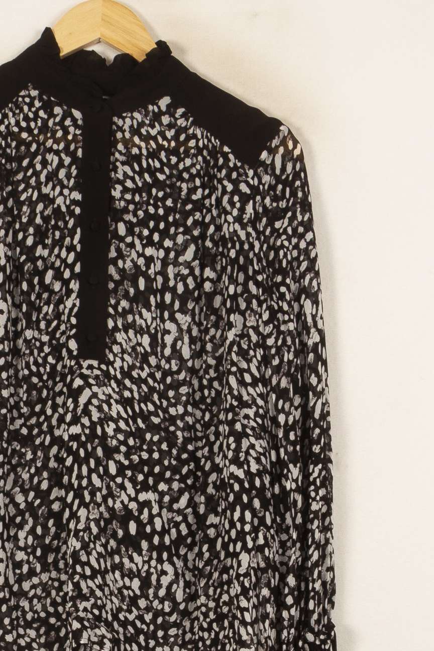 Blouse Noire et Blanche - Taille L/40 de la marque The Kooples | PARAD53683 - Vendu par Paradigme - Image 3