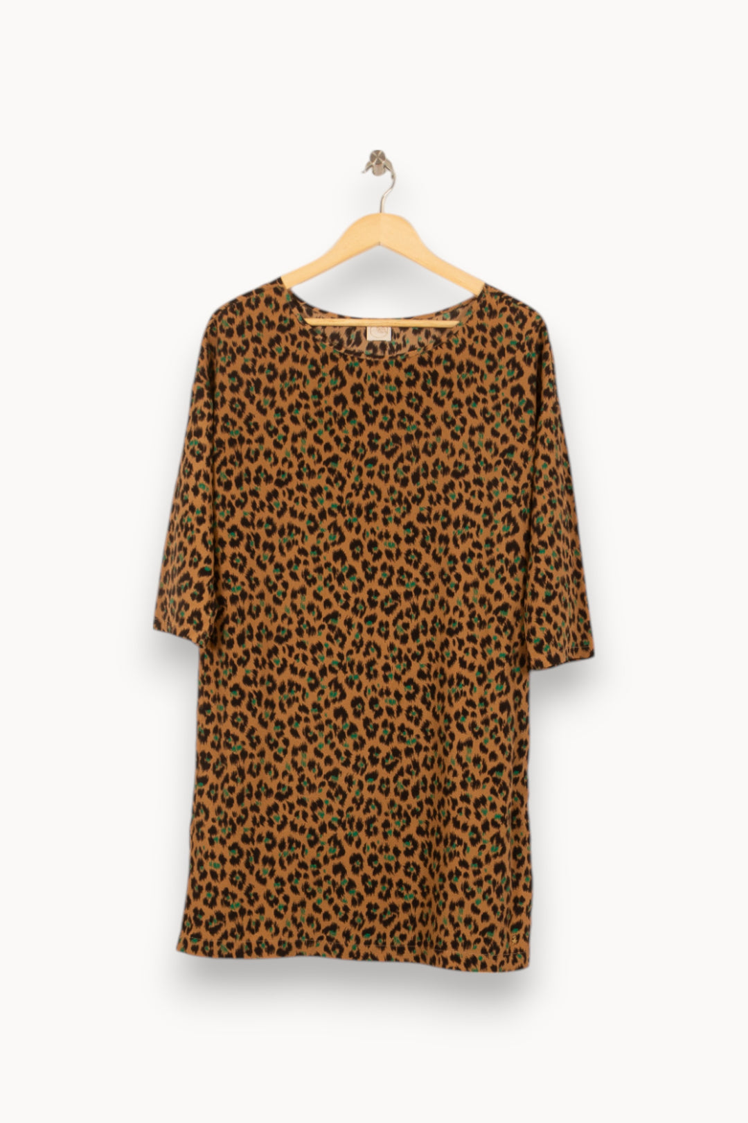 Robe Midi Marron et Noir - Taille S/36 de la marque Des petits hauts | PARAD53684 - Vendu par Paradigme - Image 2