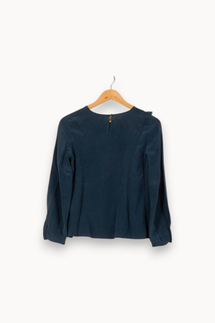Blouse Bleue - Taille S/36 de la marque Claudie Pierlot | PARAD53687 - Vendu par Paradigme - Image 4