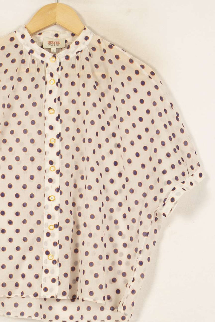 Chemise Blanche et Marron - Taille XS/34 de la marque Paul & Joe Sister | PARAD53688 - Vendu par Paradigme - Image 3