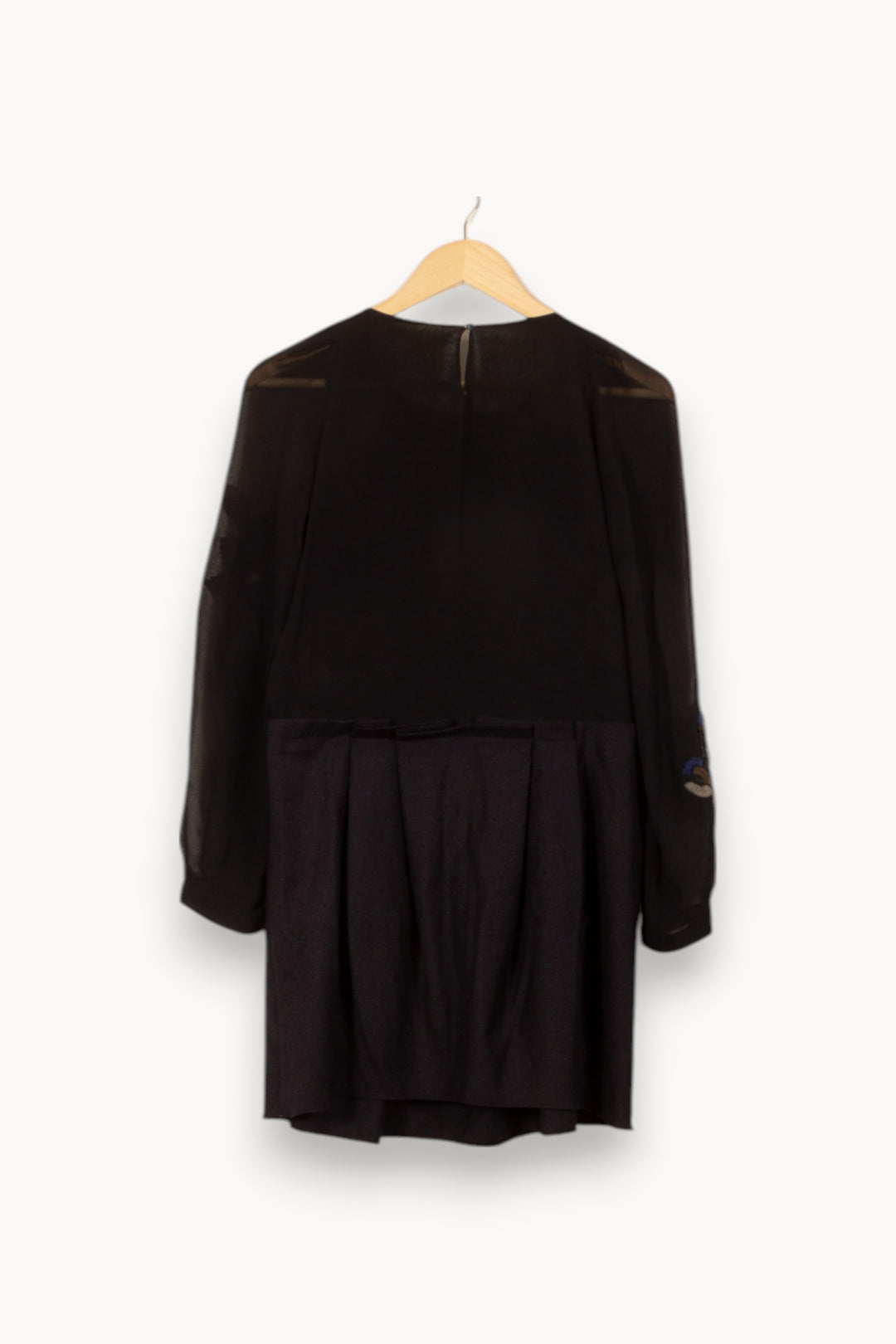 Robe Courte Noire et Bleue - Taille XS/34 de la marque Vanessa Bruno | PARAD53689 - Vendu par Paradigme - Image 4