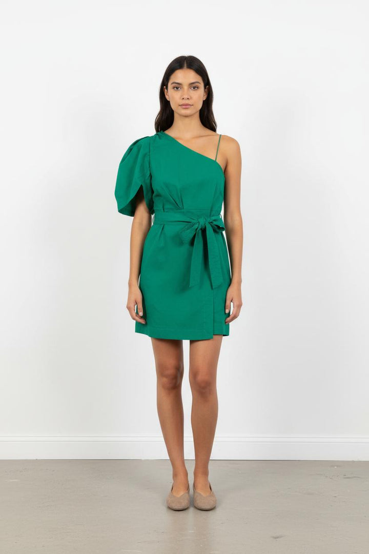Robe Asymétrique Verte - Taille L/40