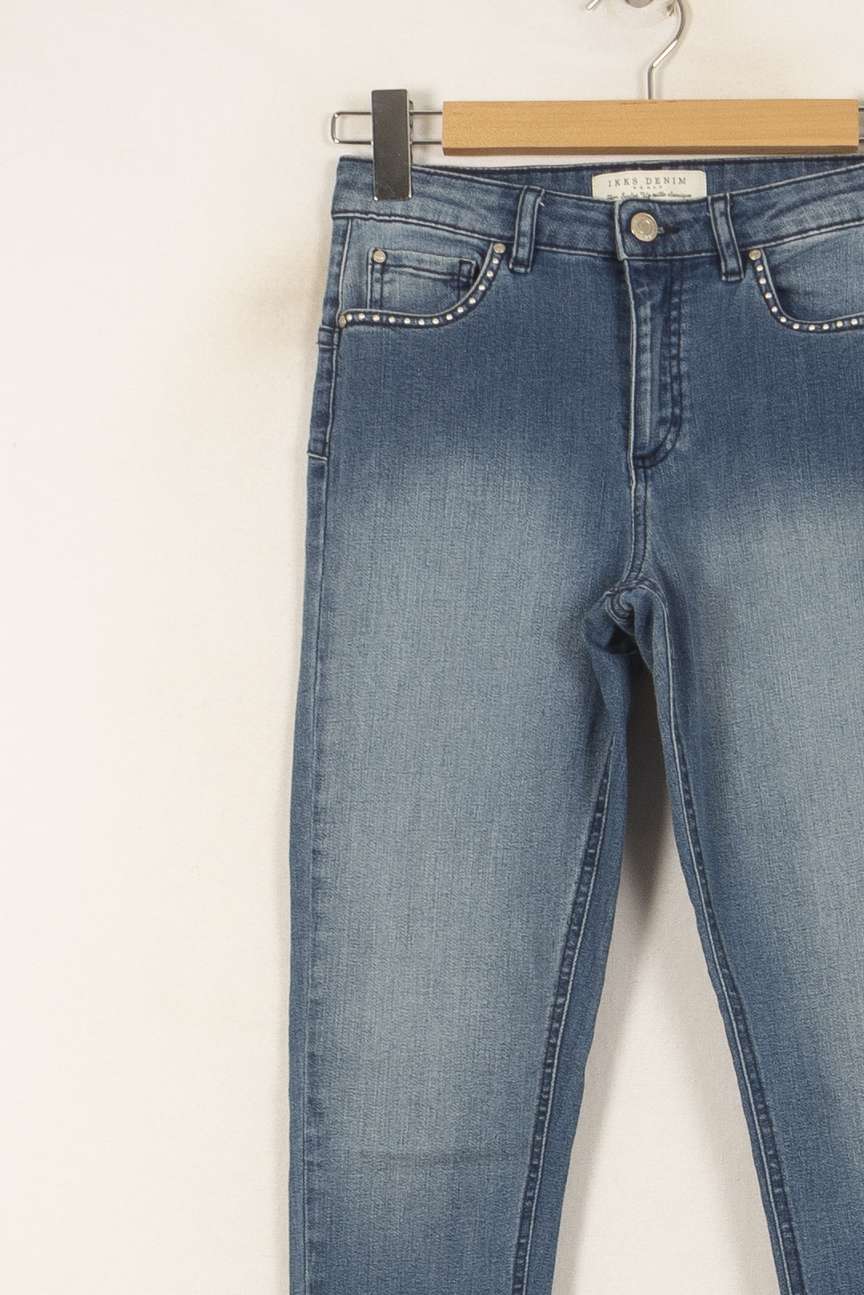 Jean Skinny Bleu - Taille XS/34 de la marque IKKS | PARAD53693 - Vendu par Paradigme - Image 3