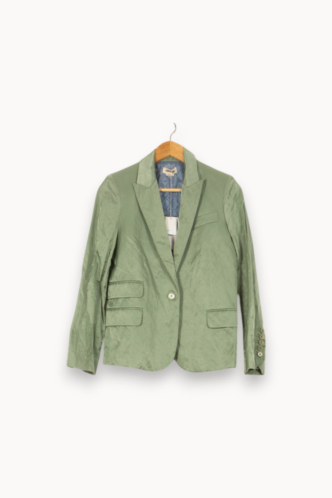Blazer Vert - Taille S/36 de la marque Zadig&Voltaire | PARAD53700 - Vendu par Paradigme - Image 2