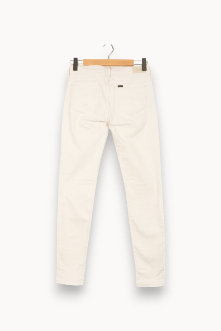 Jean Blanc - Taille M/38 de la marque Lee | PARAD53702 - Vendu par Paradigme - Image 4
