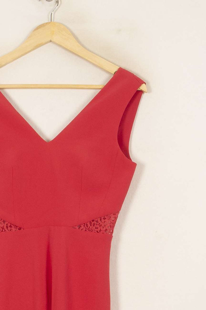 Robe Courte Rouge - Taille XS/34 de la marque Claudie Pierlot | PARAD53704 - Vendu par Paradigme - Image 3