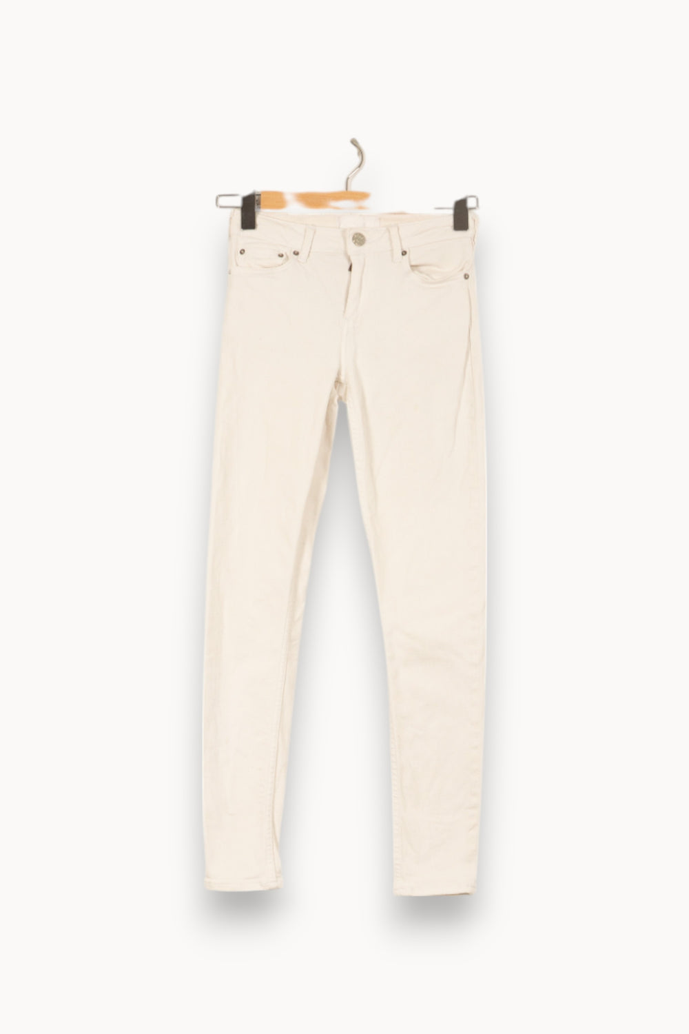 Jean Slim Blanc - Taille S/36 de la marque Acne Studios | PARAD53706 - Vendu par Paradigme - Image 2